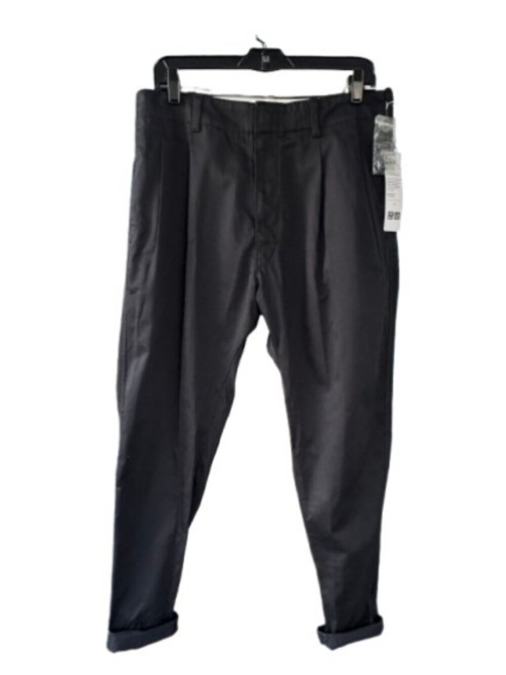 Uniqlo Men's Black Jogger-Style Sweatpants